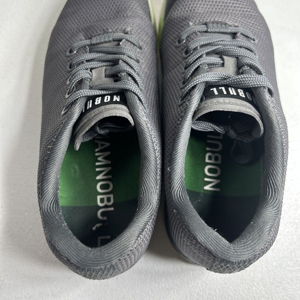 Nobull Shoes Mens Sz 6.5 Women 8 Gray SuperFabric Trainer Outwork Crossfit Gym - Picture 6 of 11